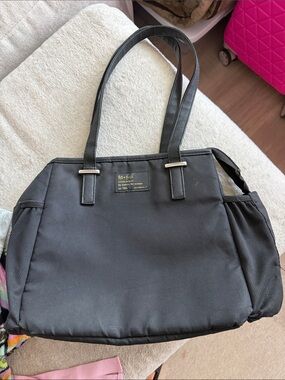 Fit + Fresh Black lunch Bag with Dual Shoulder Straps